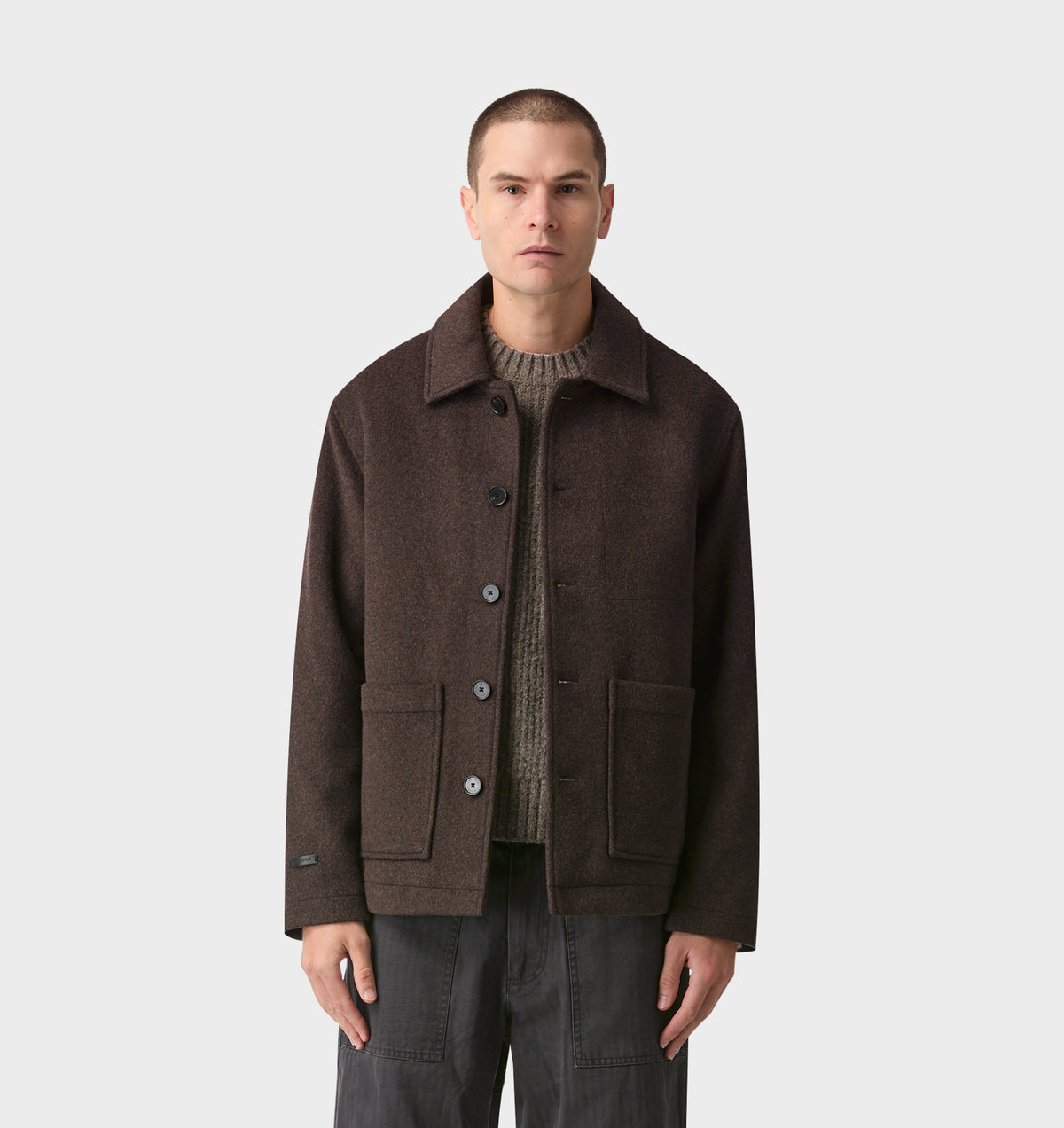 Osborne Wool Jacket - Espresso