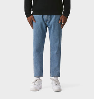 Cropped 90s Denim - Washed Vintage Blue