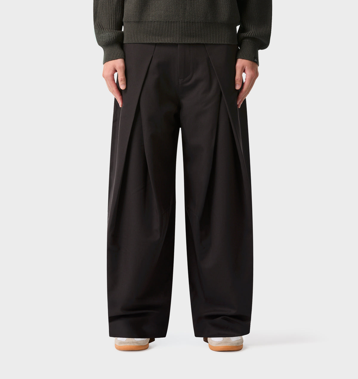Vermont Pleat Pant - Asphalt