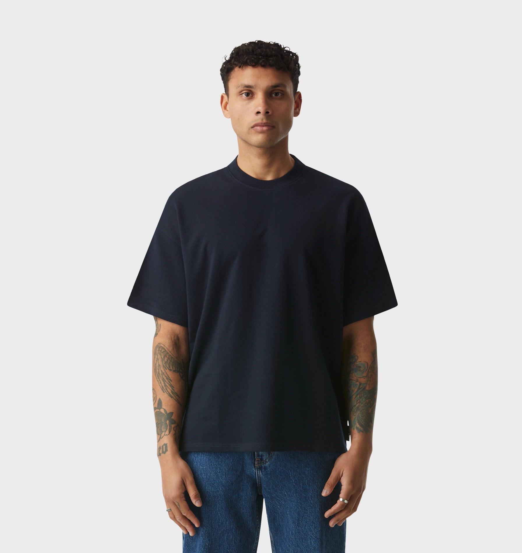 Heavy Box Tee 2.0 - Midnight Navy