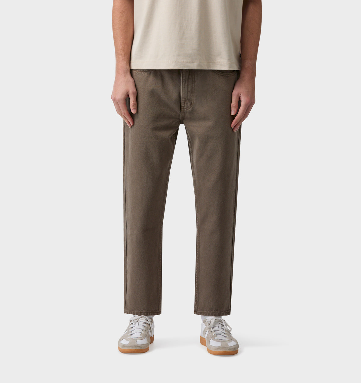 Cropped 90s Denim - Mocha