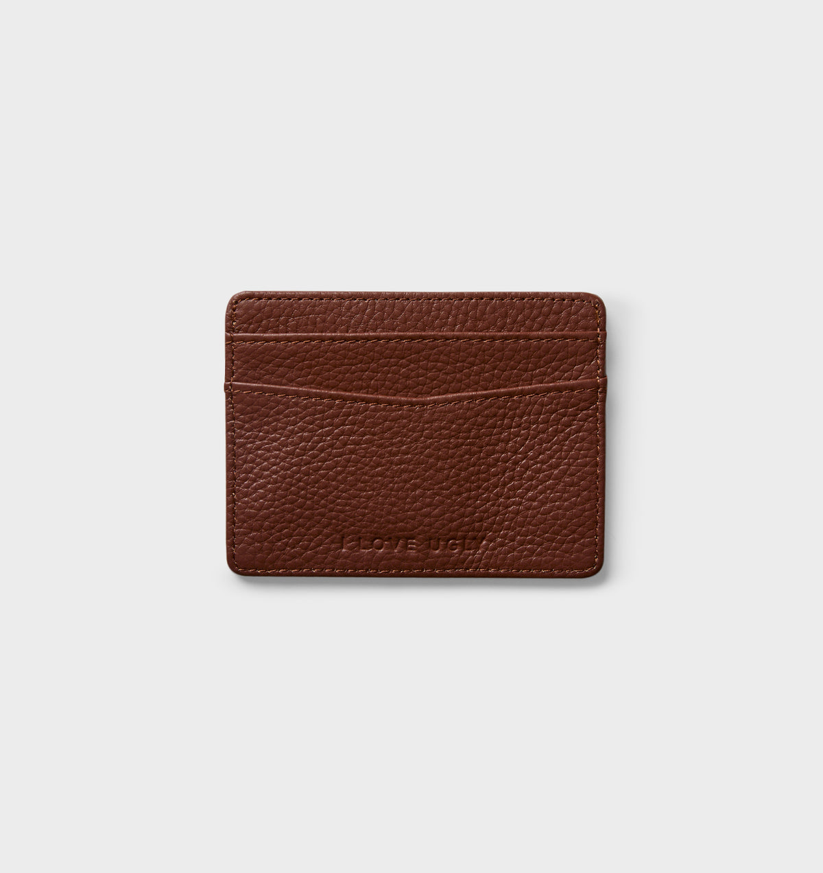 Kingsley Leather Card Holder - Brown