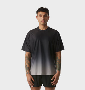 Active Box Tee - Ash Cloud