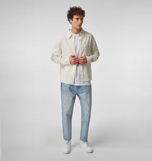 Cropped 90s Denim - Faded Blue