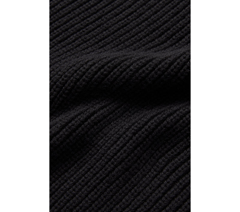Raglan Sleeve Sweater - Black