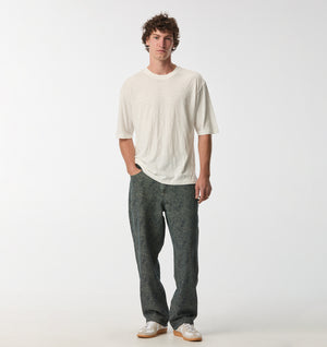 Slub Isaac Tee - White