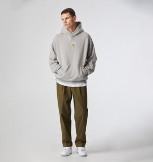 Floral Box Hood - Light Grey