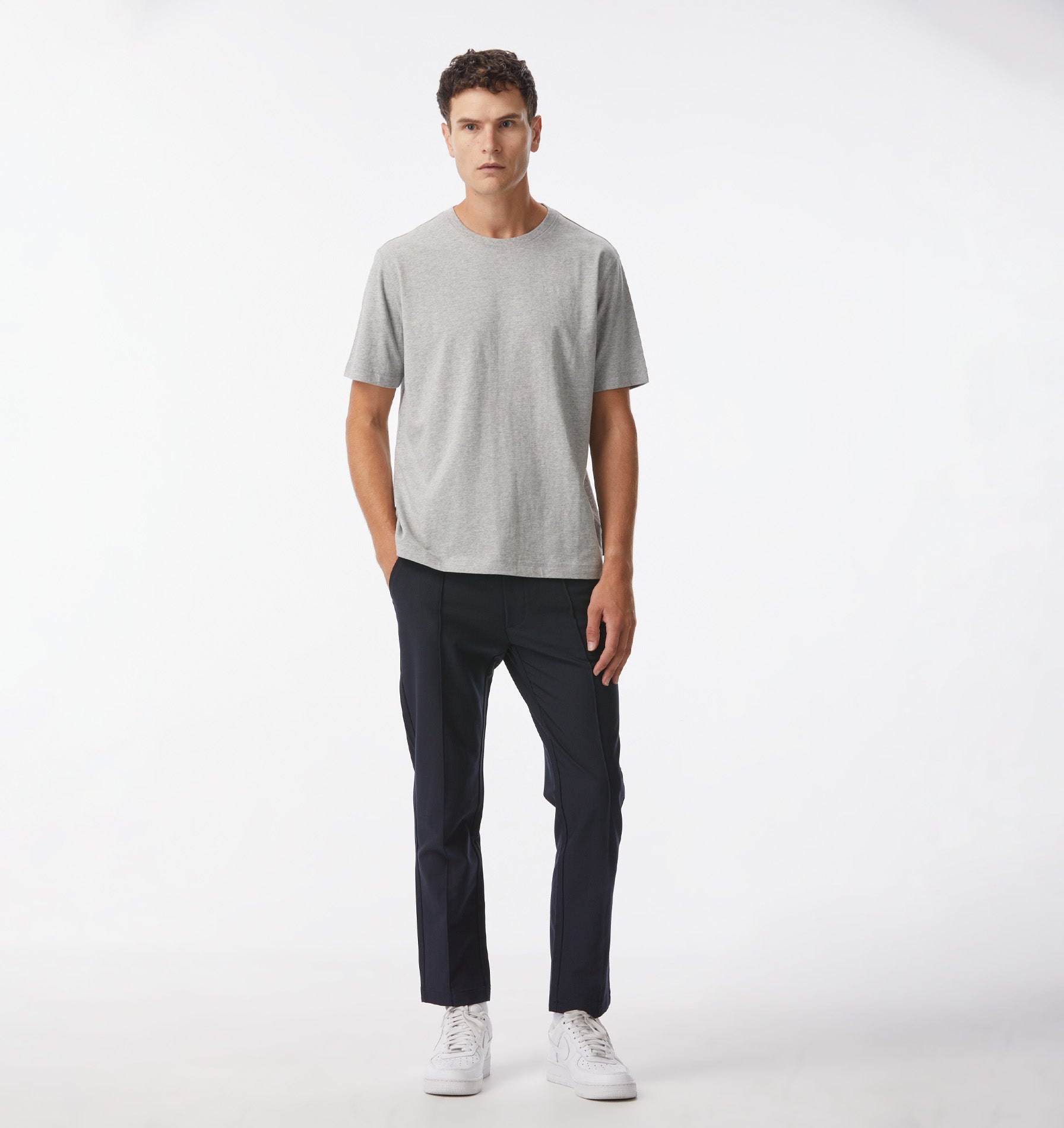 Jeremy Slim Tee - Vintage Grey