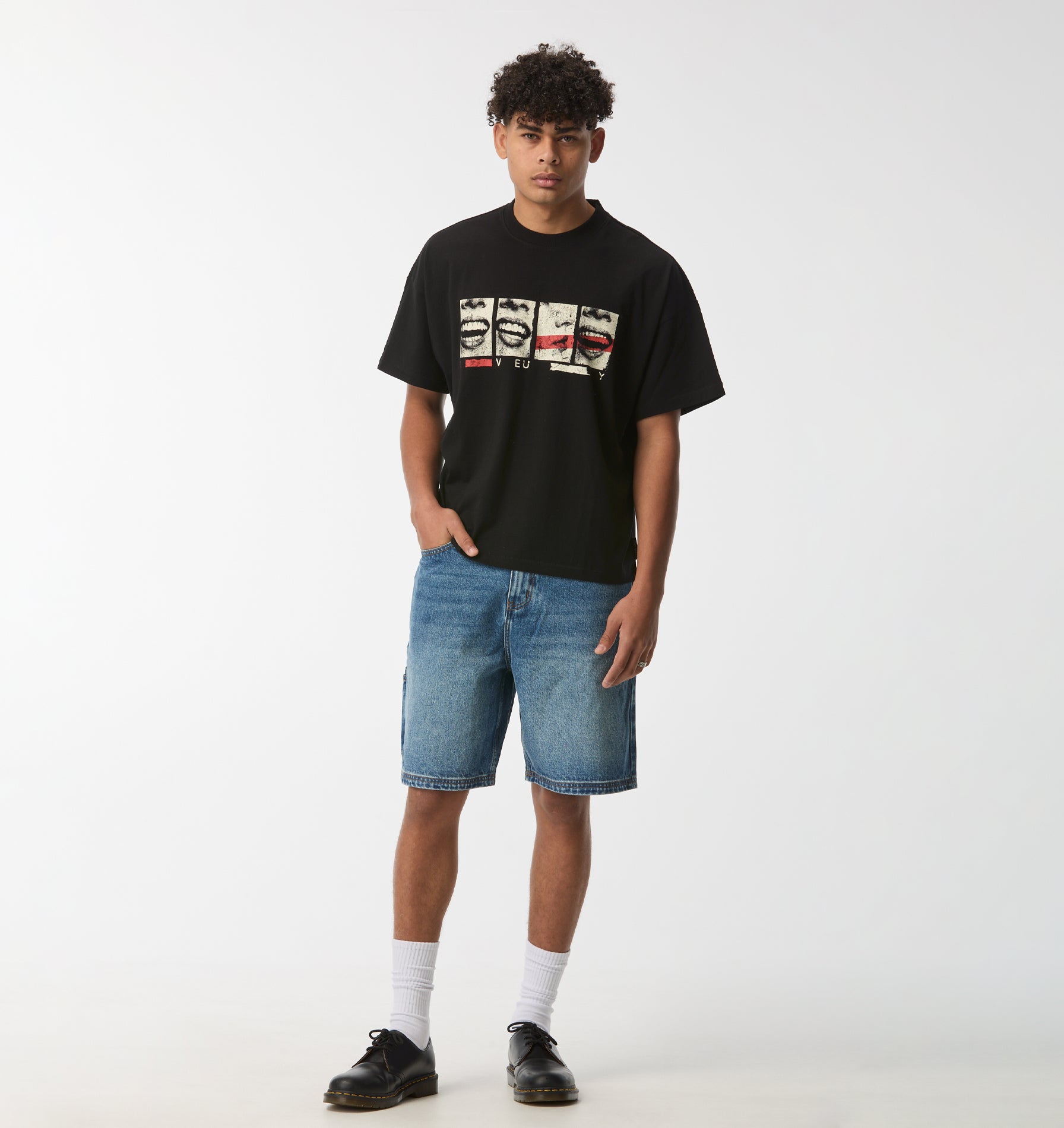 Loud Mouth Lewi Tee - Black