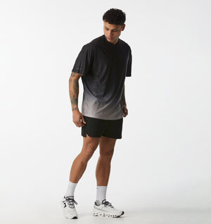 Active Box Tee - Ash Cloud