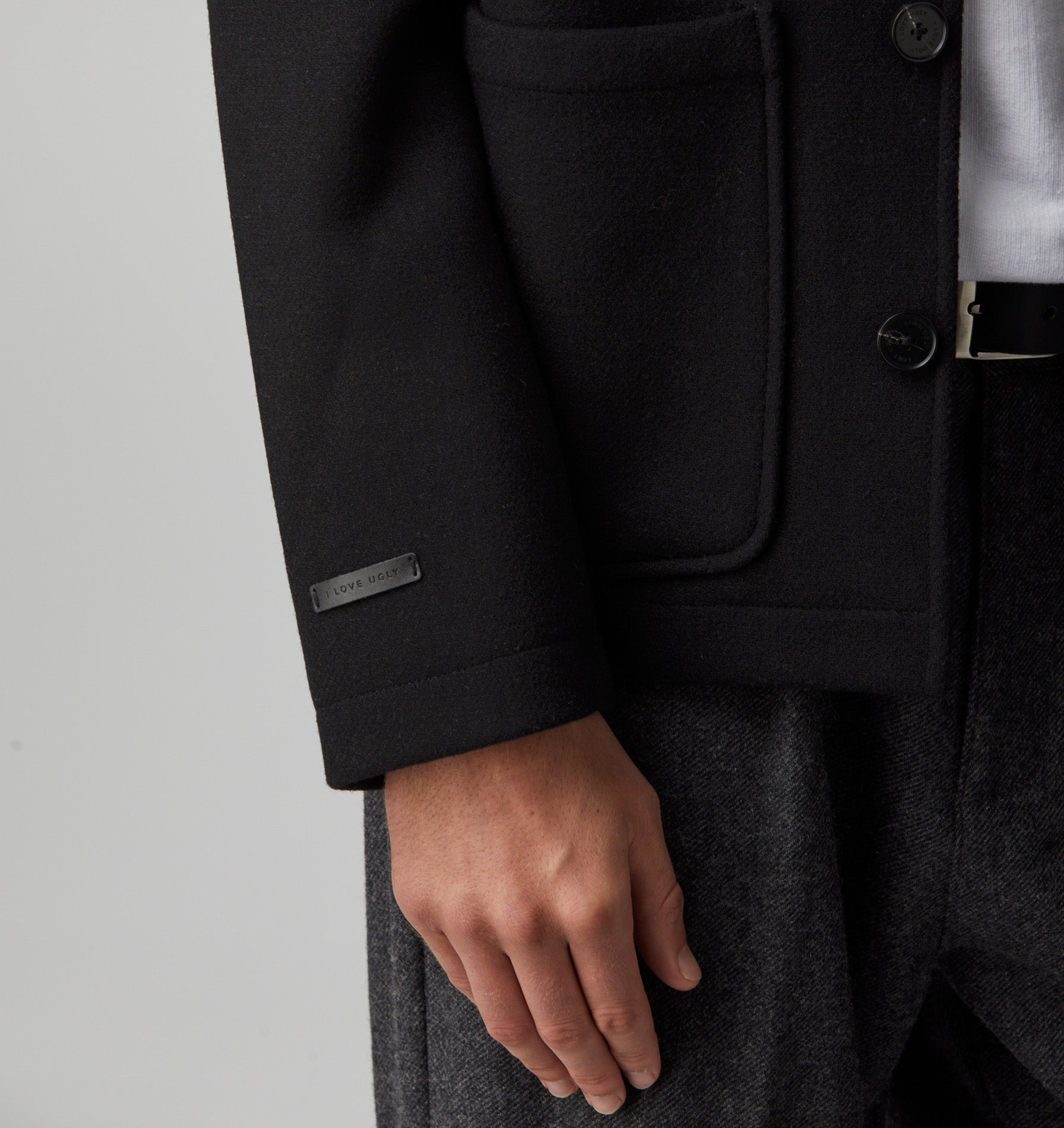 Carson Wool Jacket - Black