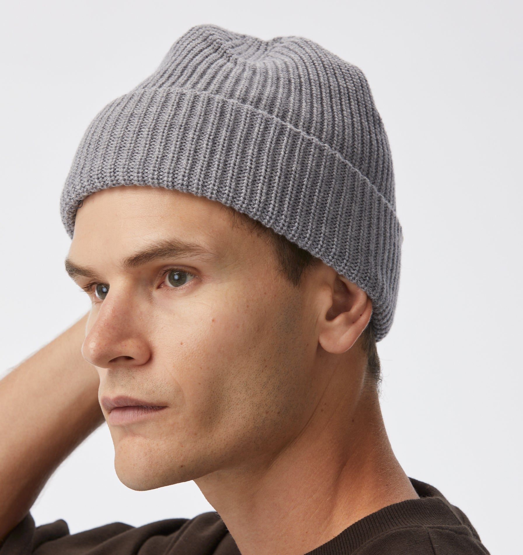 Clifton Wool Beanie in Vintage Grey | I Love Ugly