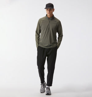 Active Quarter Zip - Olive