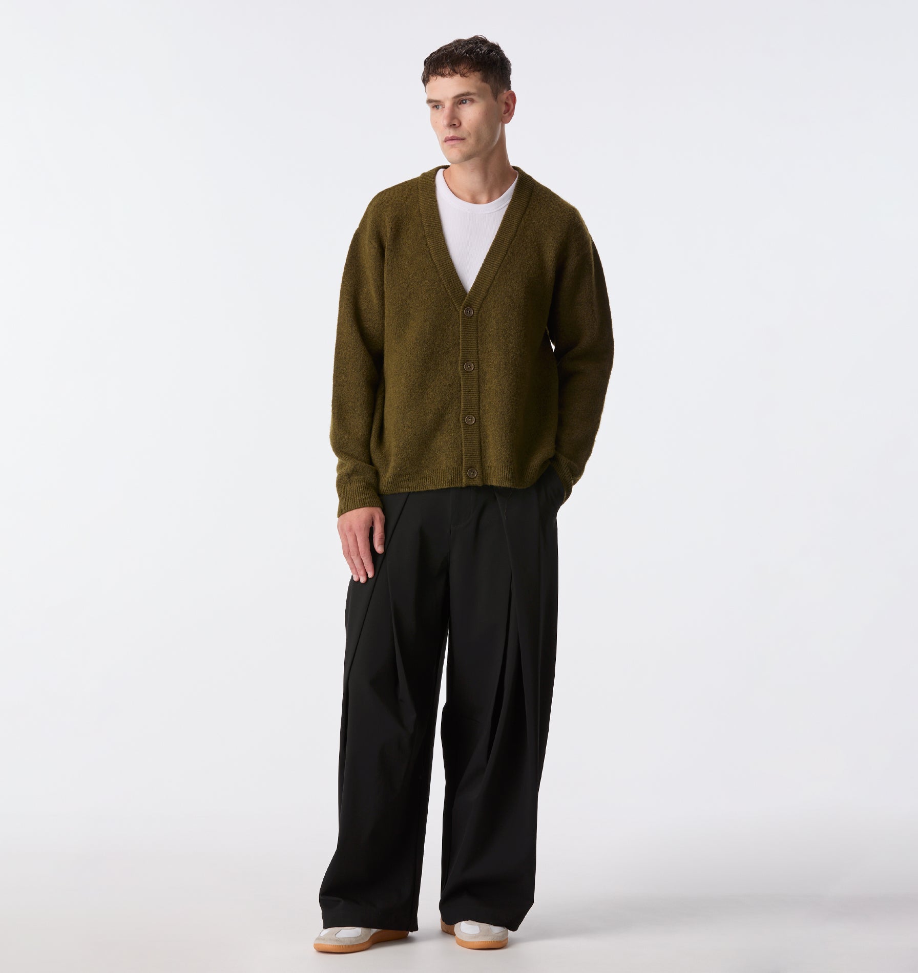 Nelson Cardigan - Moss