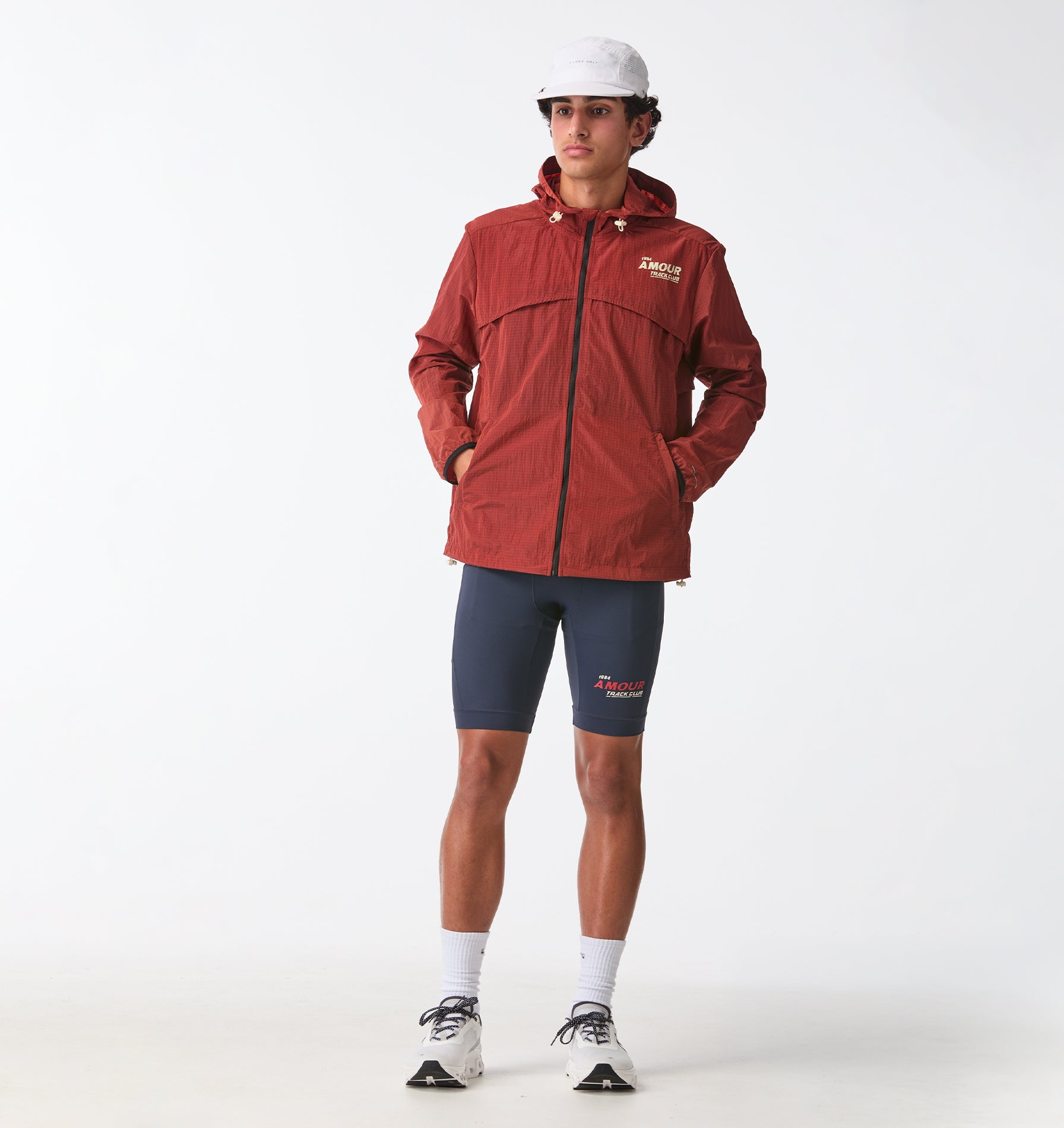 Track Club Windbreaker - Brick