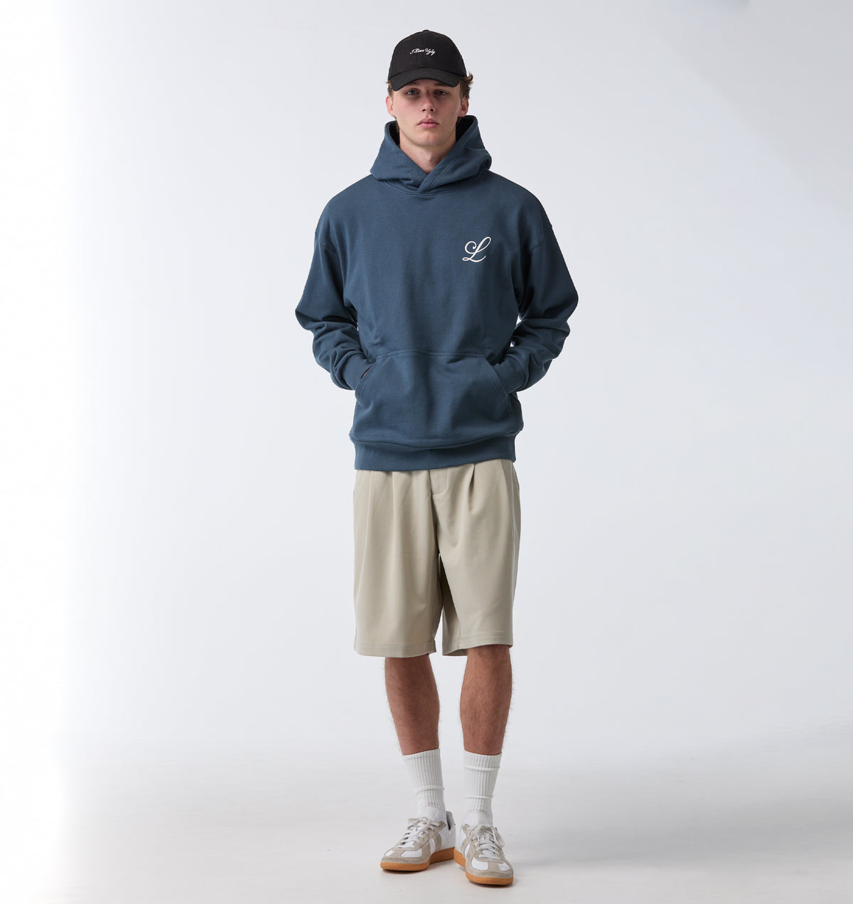 Letter Mono Box Hood 2.0 - Marine Blue