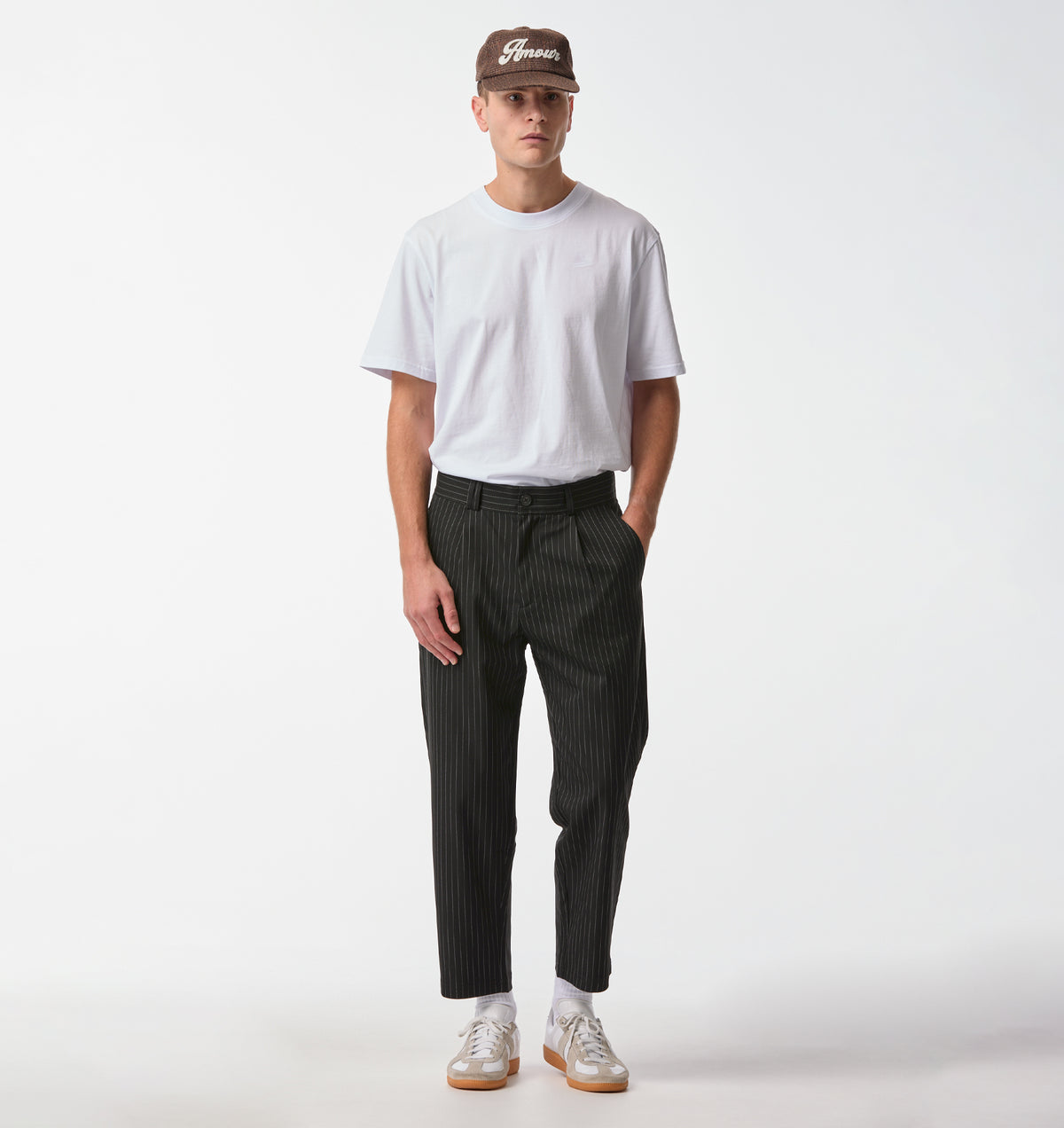 Kobe Dress Pant - Black Pinstripe