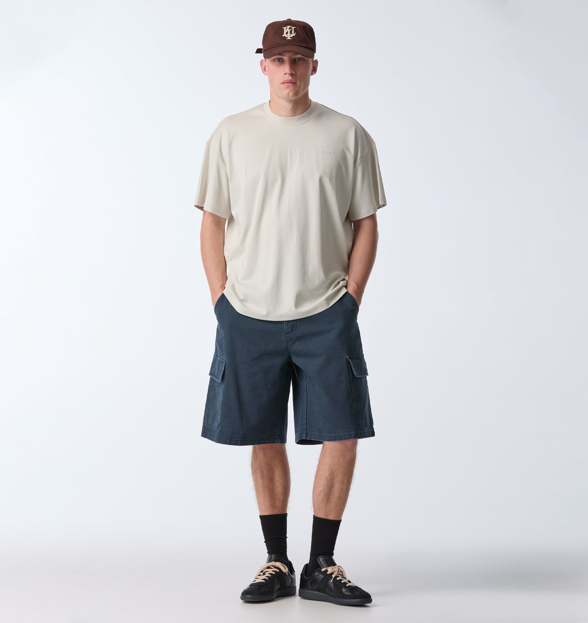 Canvas Cargo Short - Indigo