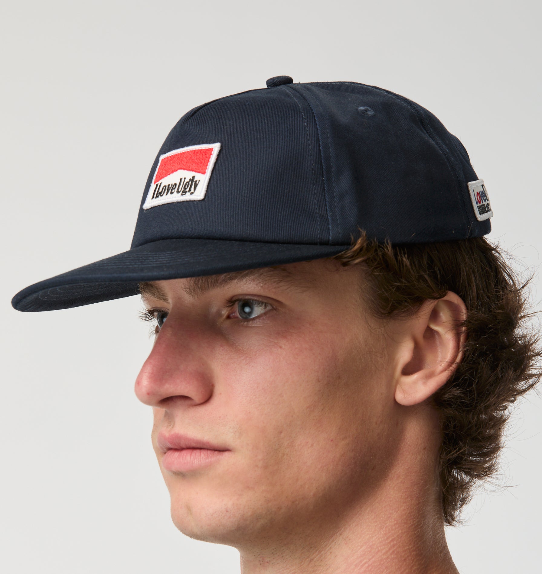 Patchwork Ryder Cap - Navy