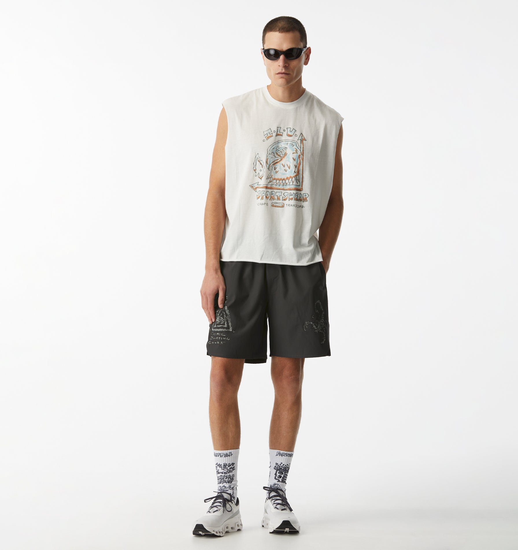 Rebelyuth Active Lewi Tank - Vintage White