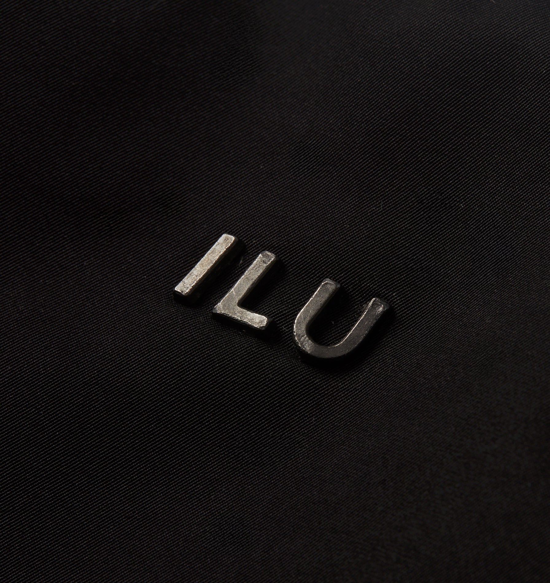 Nylon Luna Crossbody Bag - Black