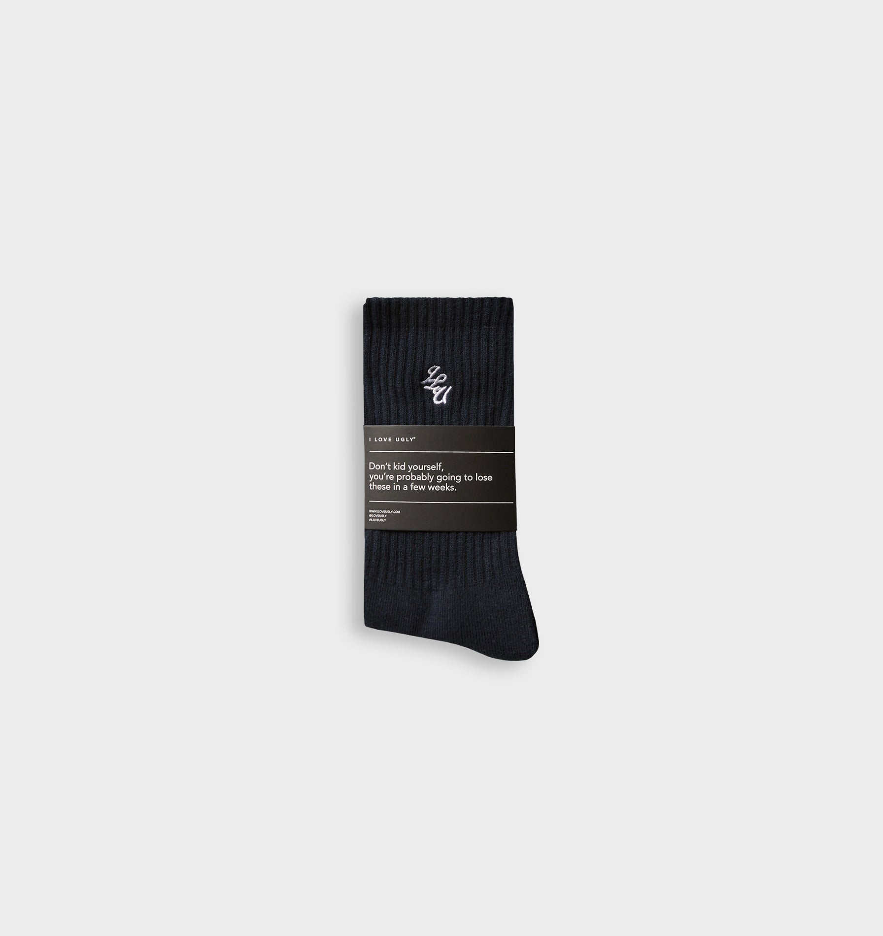Basic Crew Sock - Midnight Navy