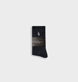 Basic Crew Sock - Midnight Navy