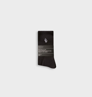 Basic Crew Sock - Black