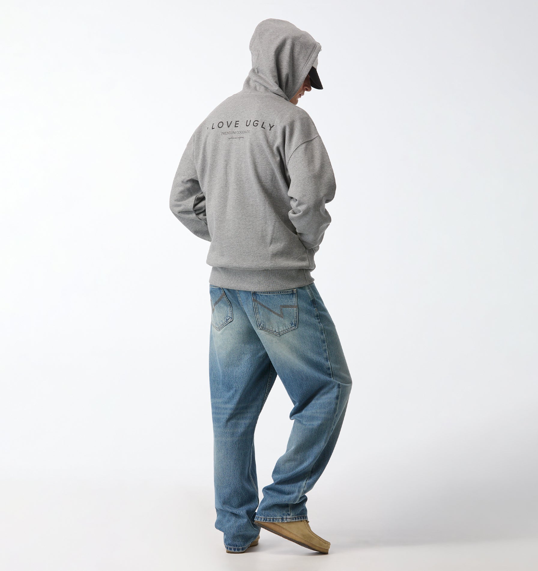Logo Box Hood 2.0 - Grey Marle