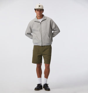 Zip Through Tottenham Pullover - Vintage Grey