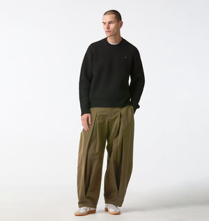 Box Pleat Pant - Dark Olive