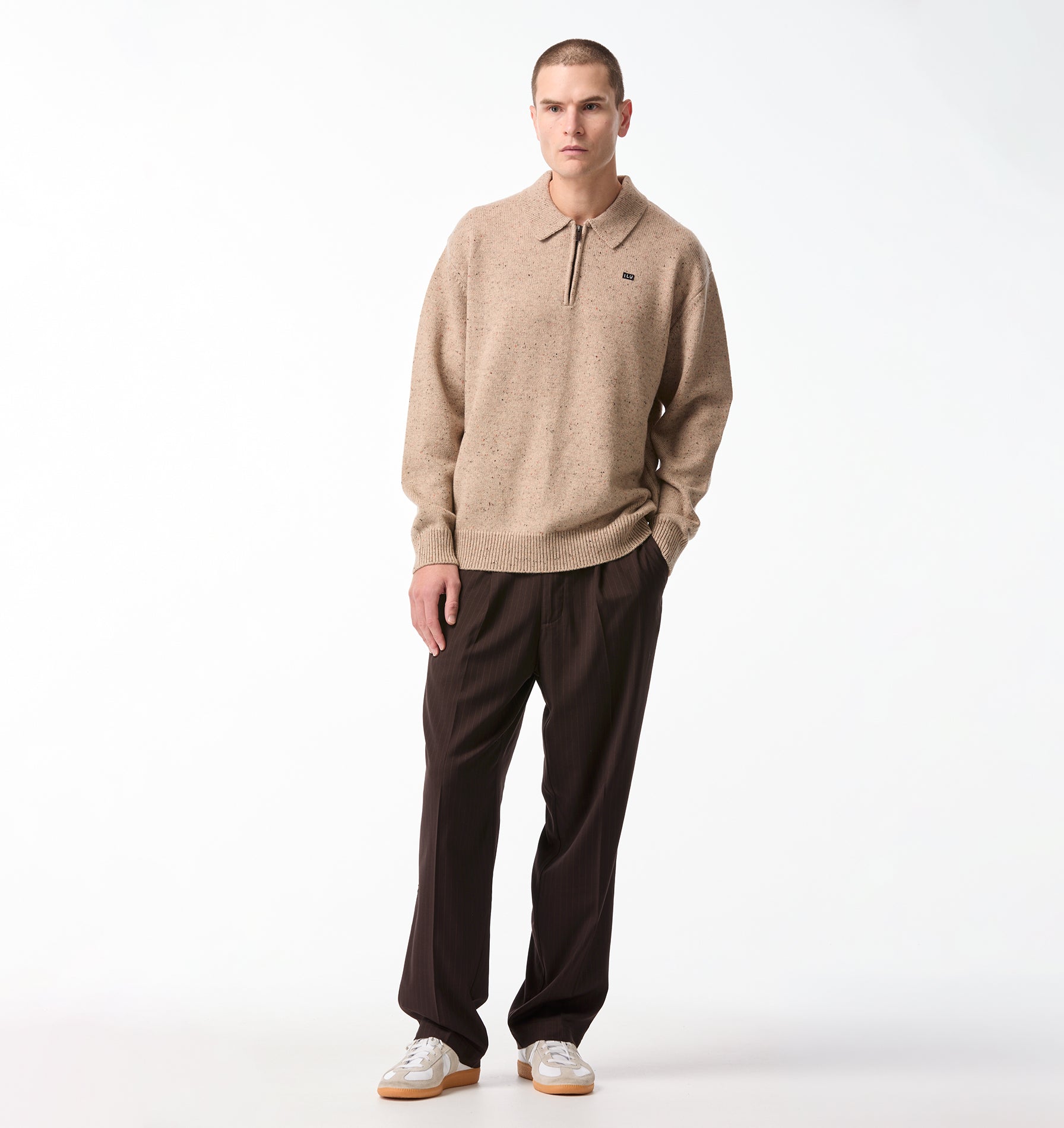 Knit Mario Pullover - Oatmeal