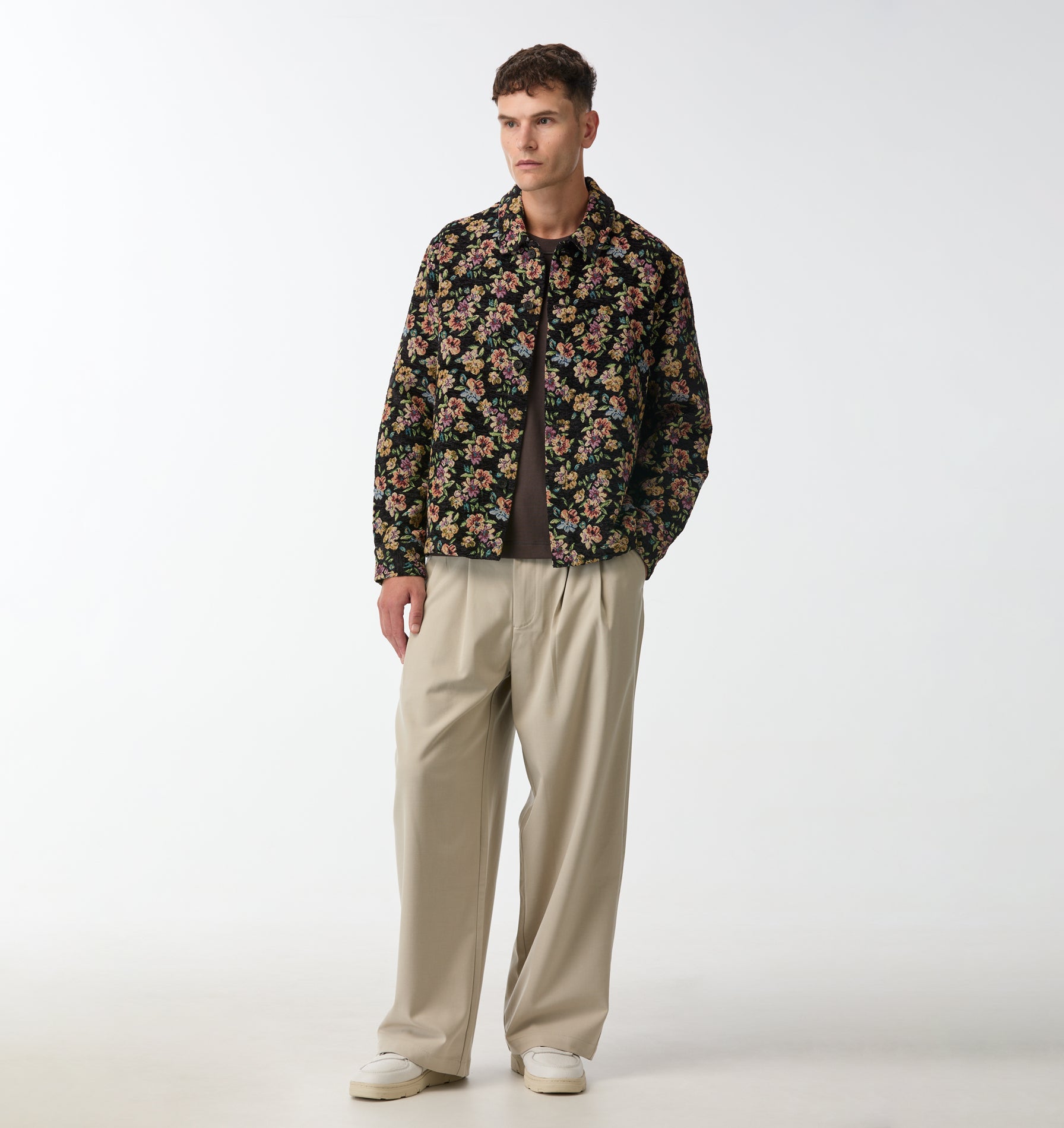 Albert Pleated Pant - Stone