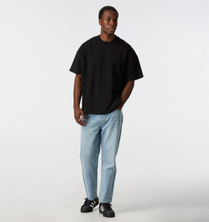 Cropped 90s Denim - Faded Blue