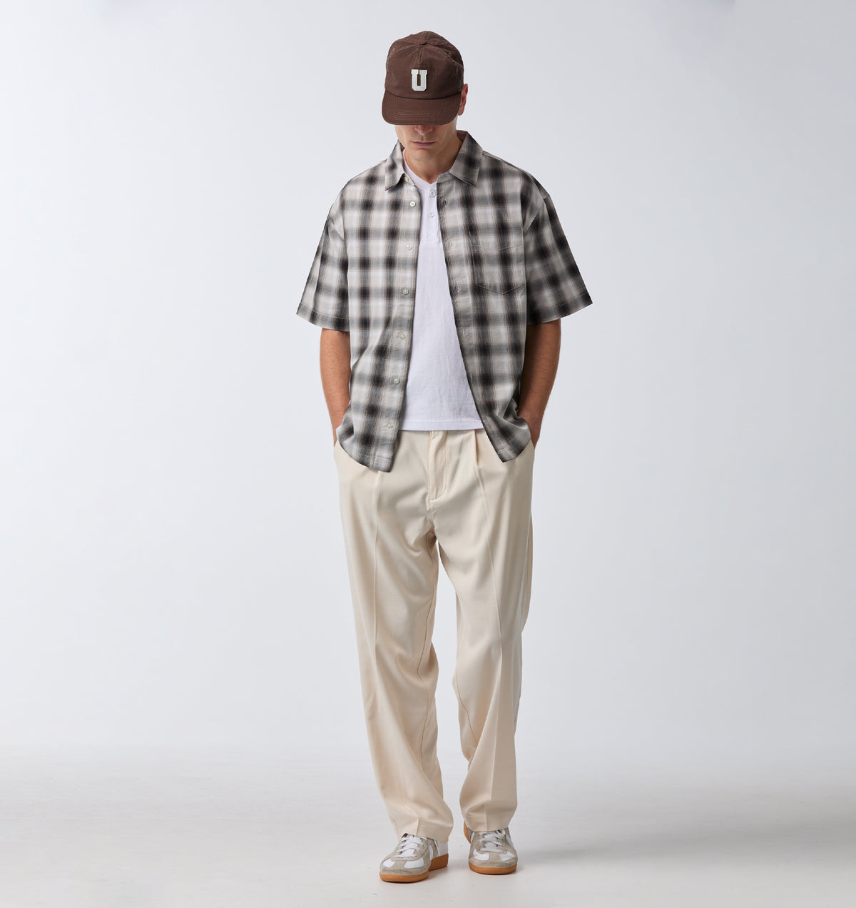 Arlo SS Shirt - Black/White Check