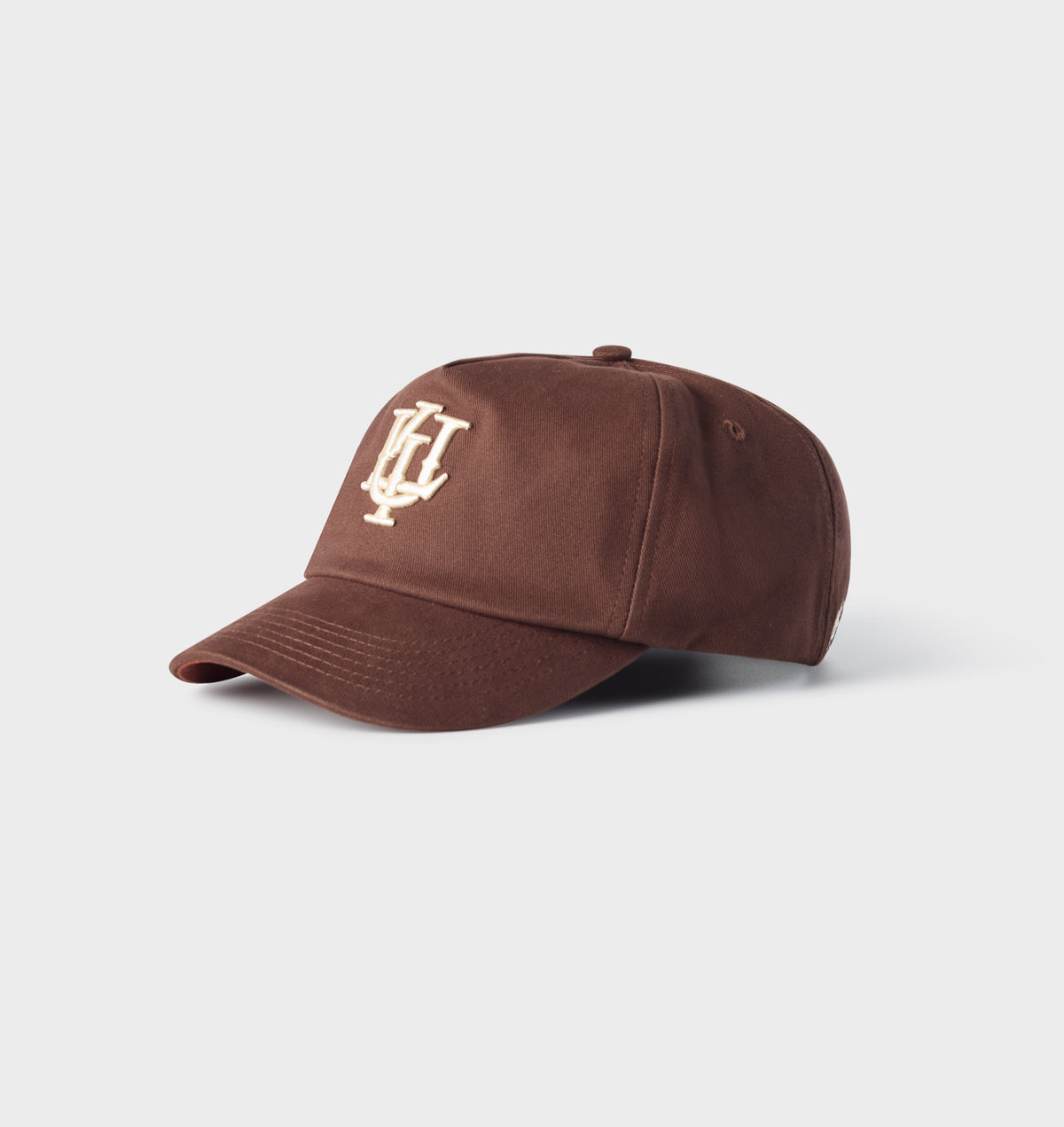Lennox Monogram Cap - Espresso