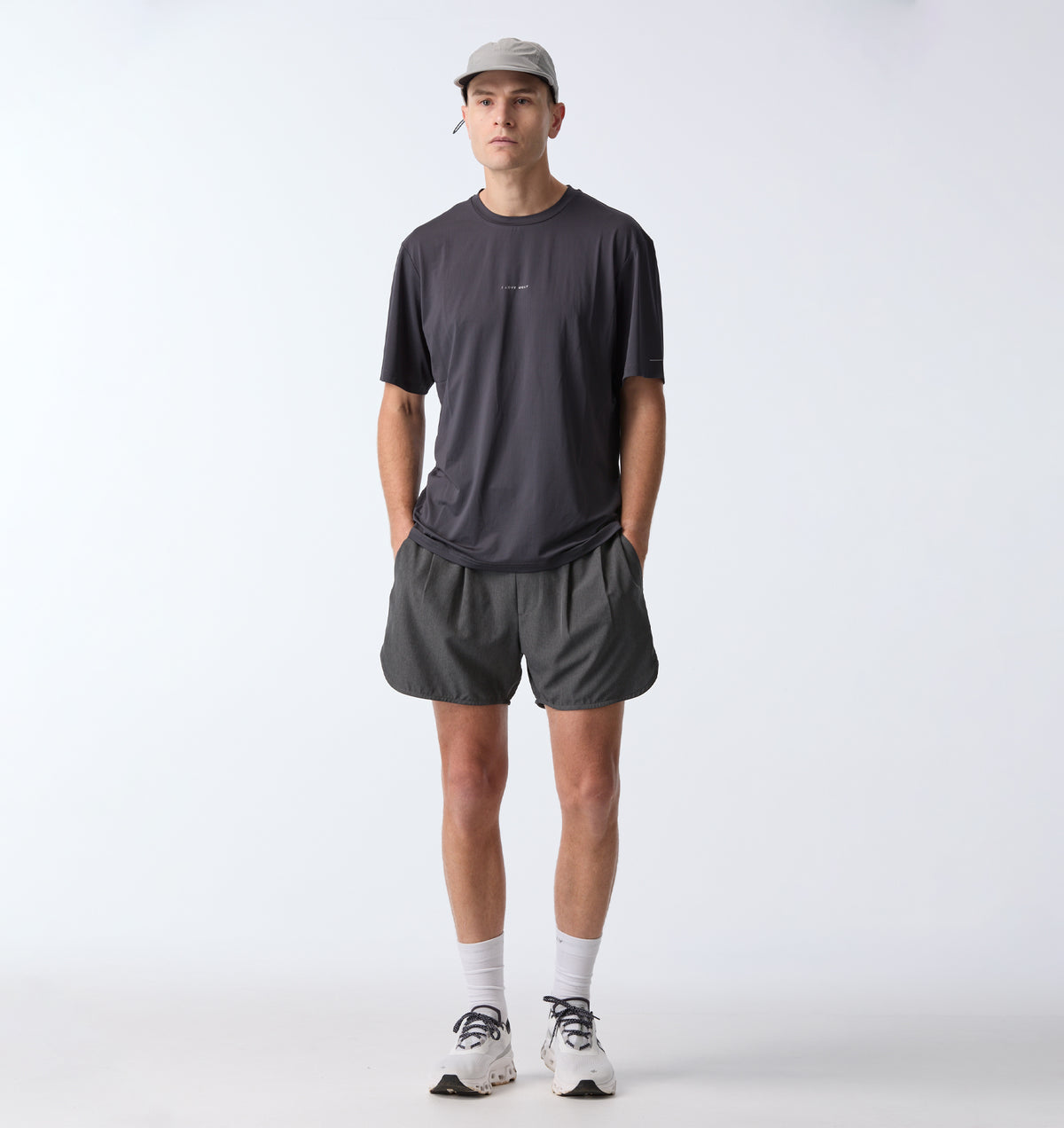 Active Classic Tee - Charocal