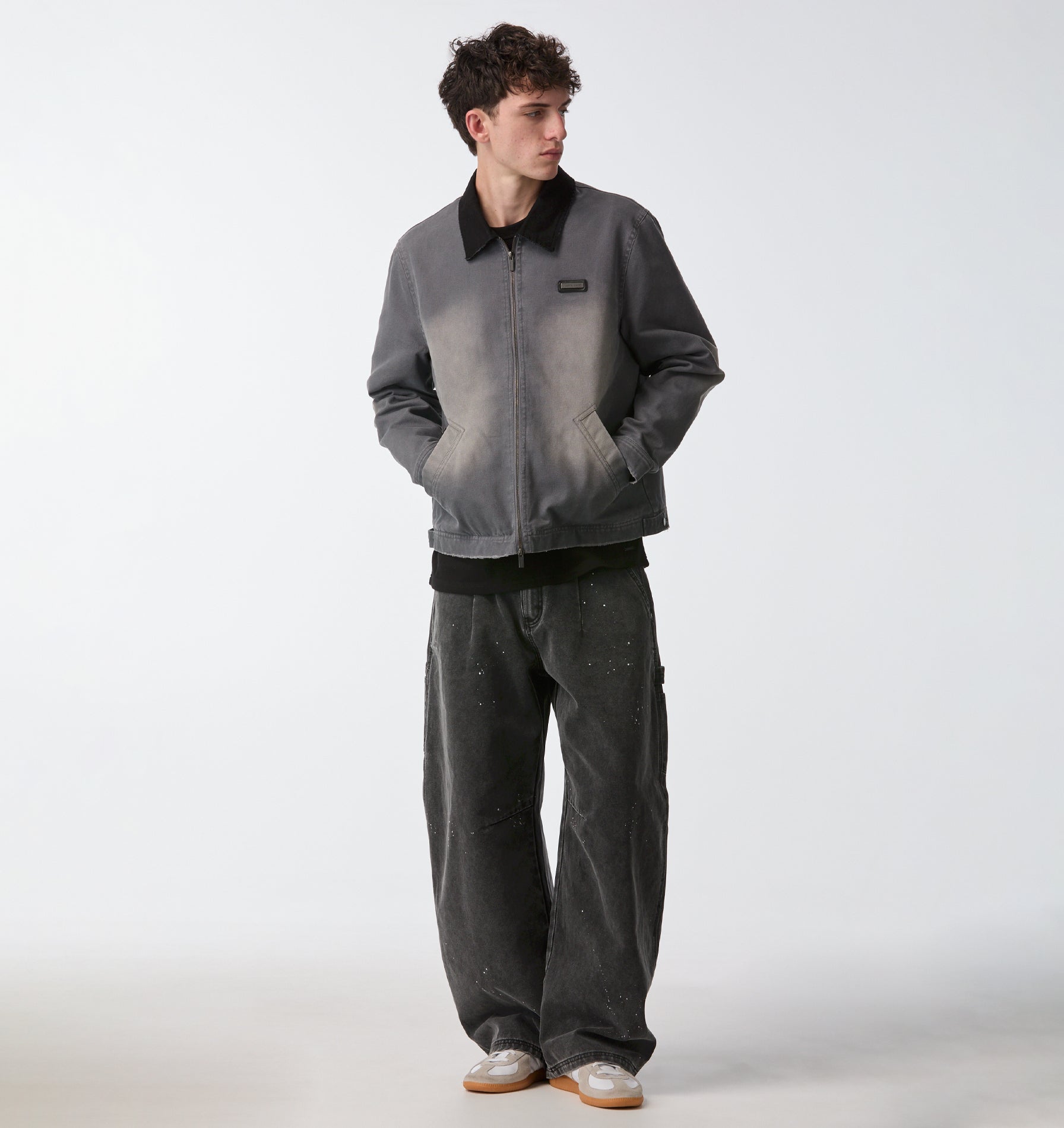 Dayton Canvas Jacket - Aged Charcoal