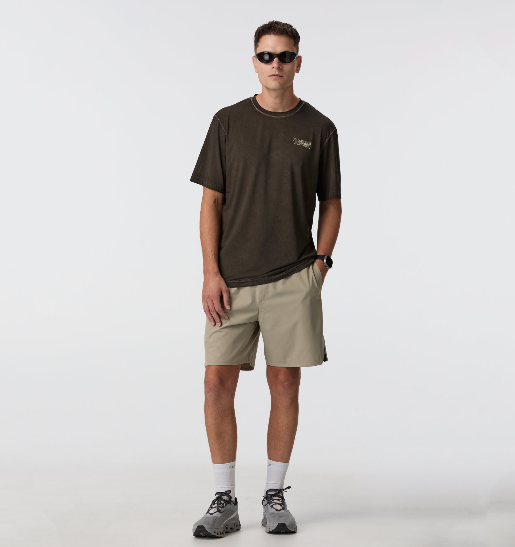 Liquified Active Classic Tee - Washed Espresso