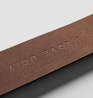 Wallace Leather Belt 2.0 - Dark Brown