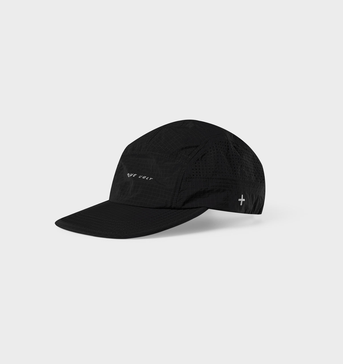 Active Ripstop 5 Panel Cap - Black