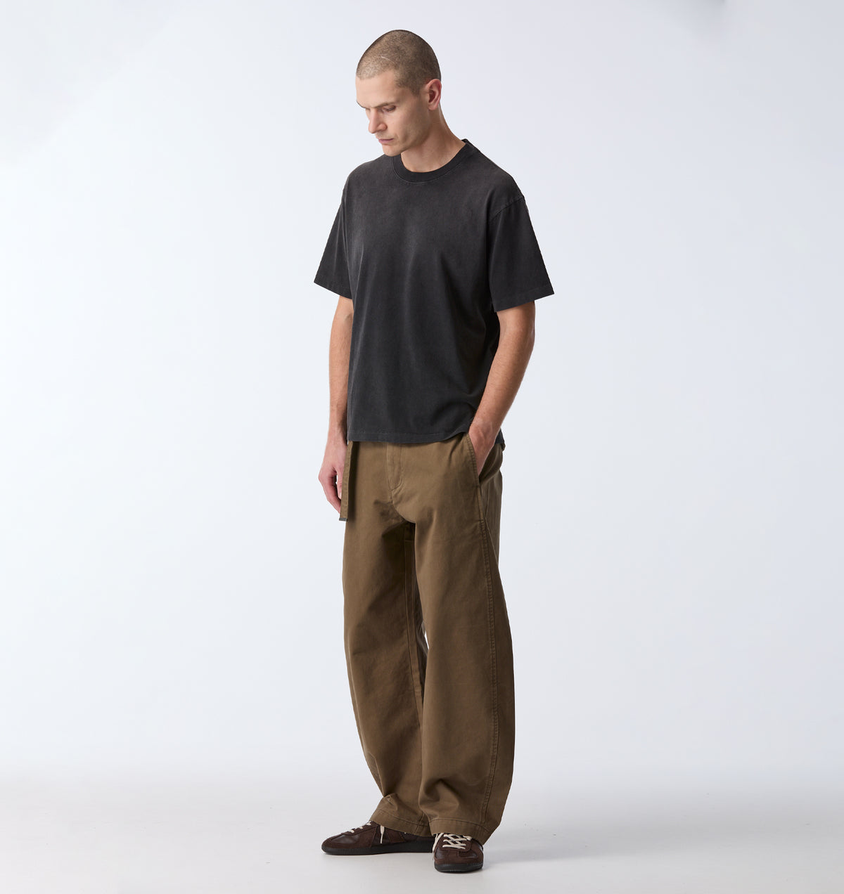 Remi Lounge Tee - Sun Faded Black