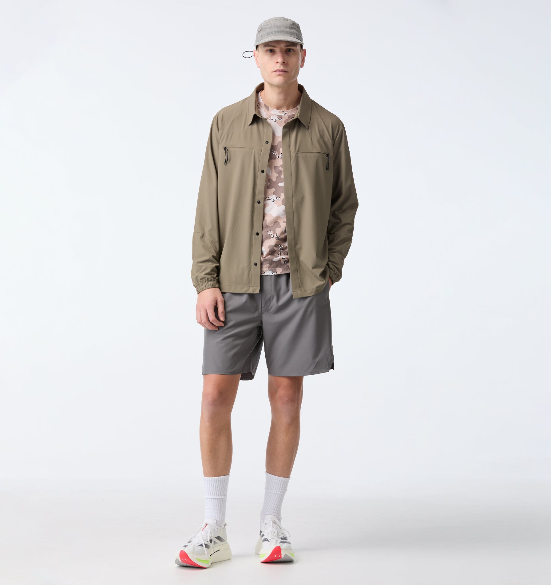 Trail LS Shirt - Mushroom
