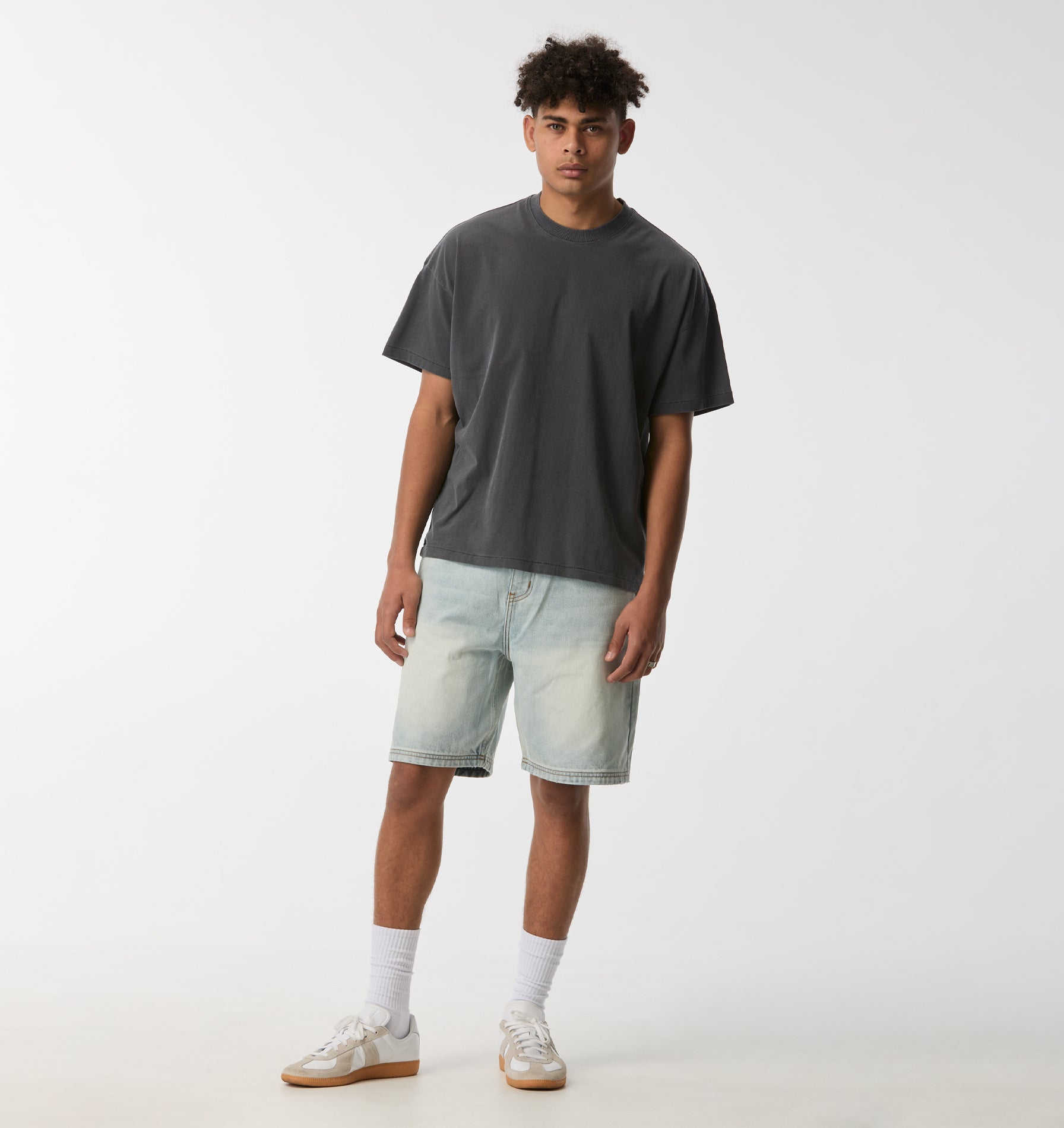 Lewi Tee - Washed Slate