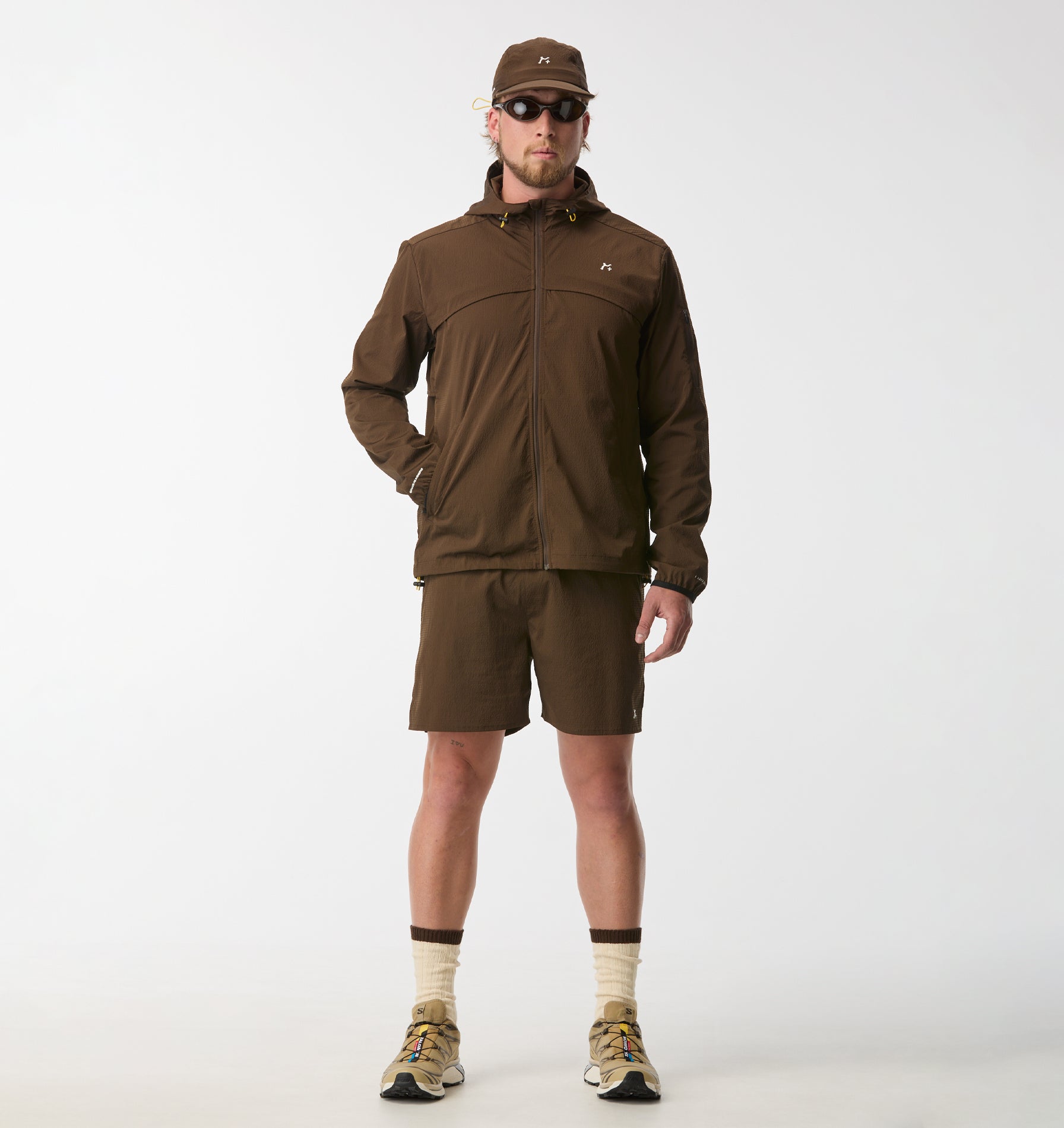 GR X ILU Active Windbreaker - Brown