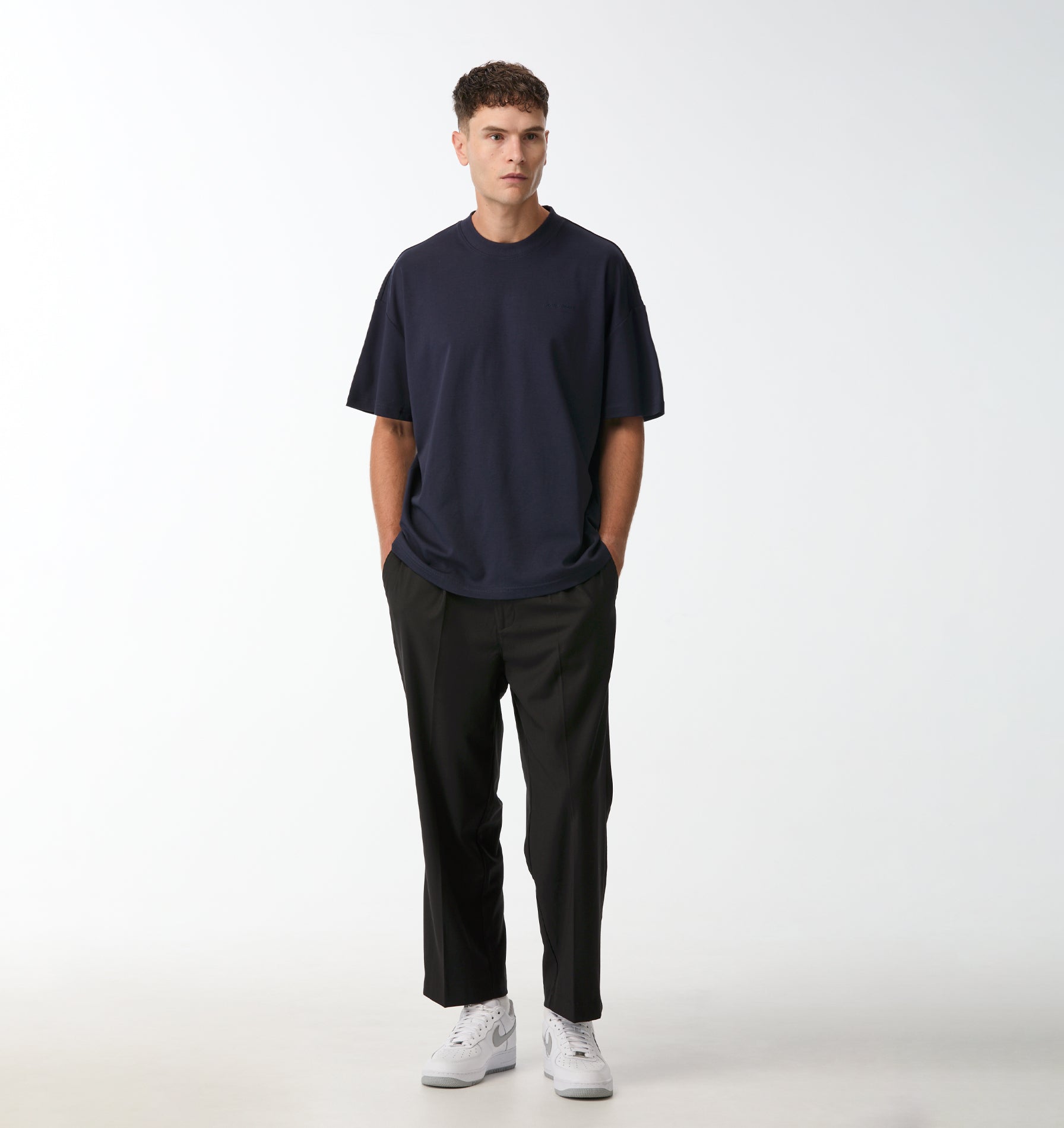 Interlock Box Tee 2.0 - Navy
