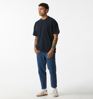 Cropped 90s Denim - True Blue