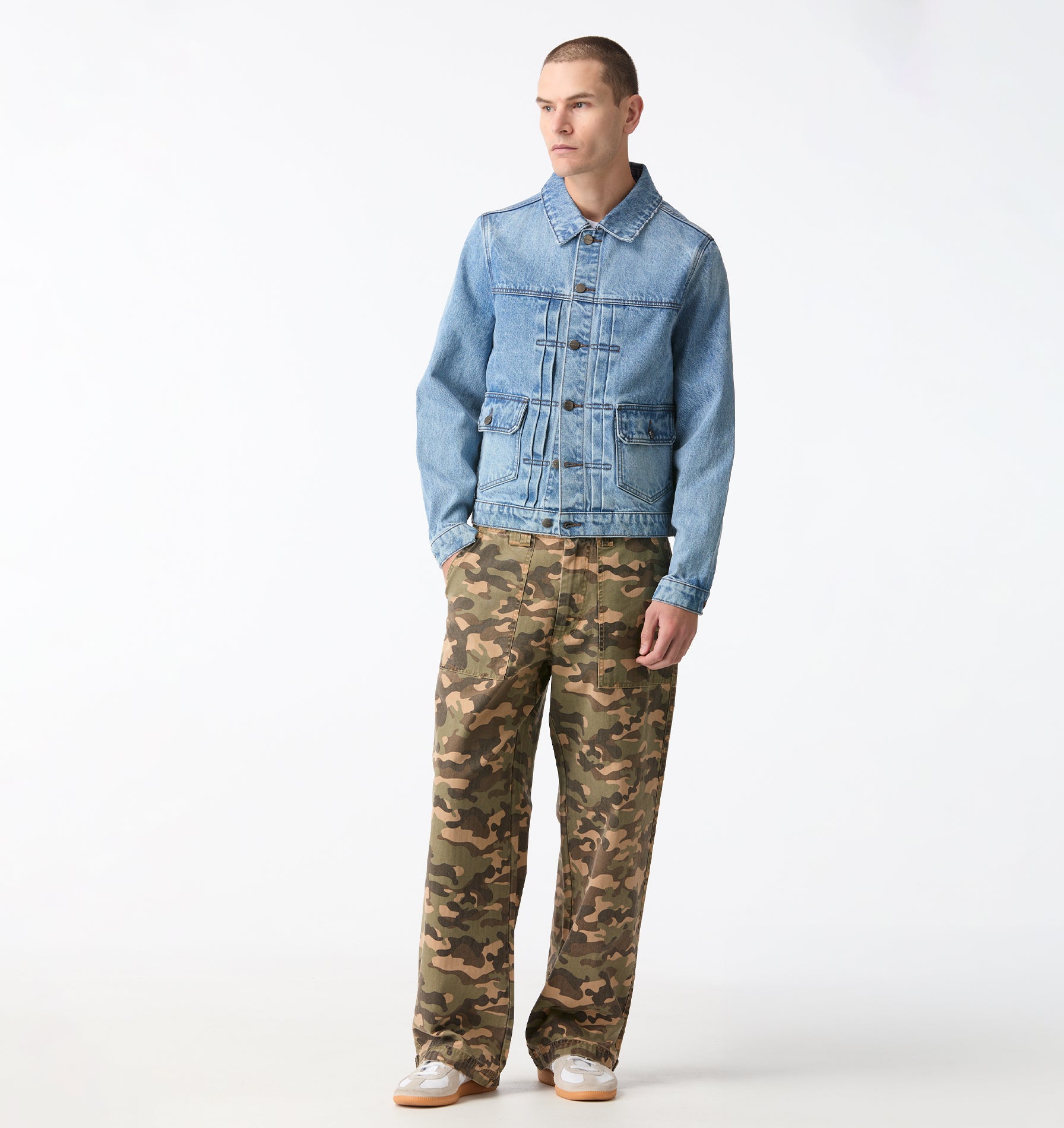 Field Denim Jacket - Washed Vintage Blue