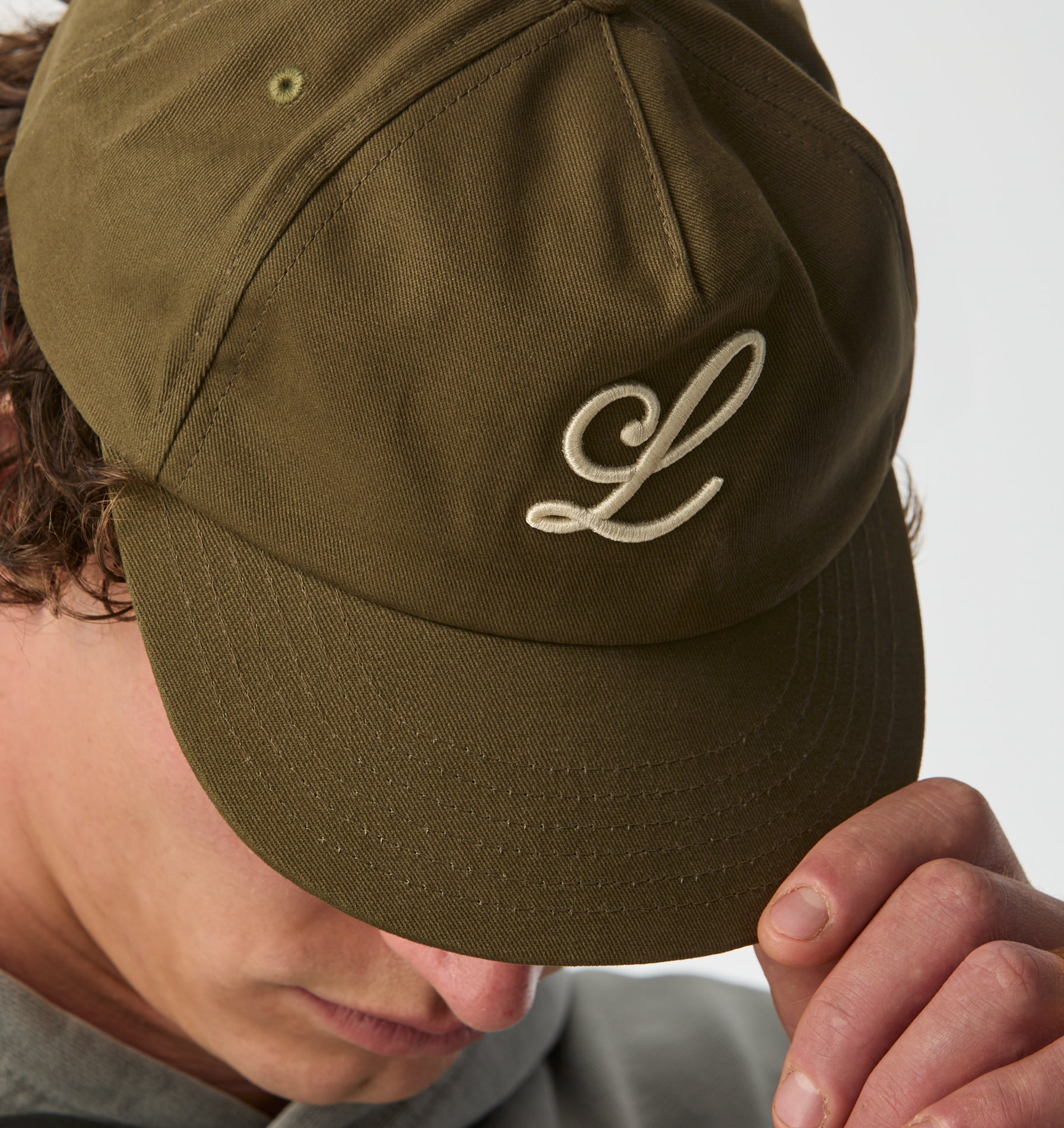 Beau Letter Cap - Khaki