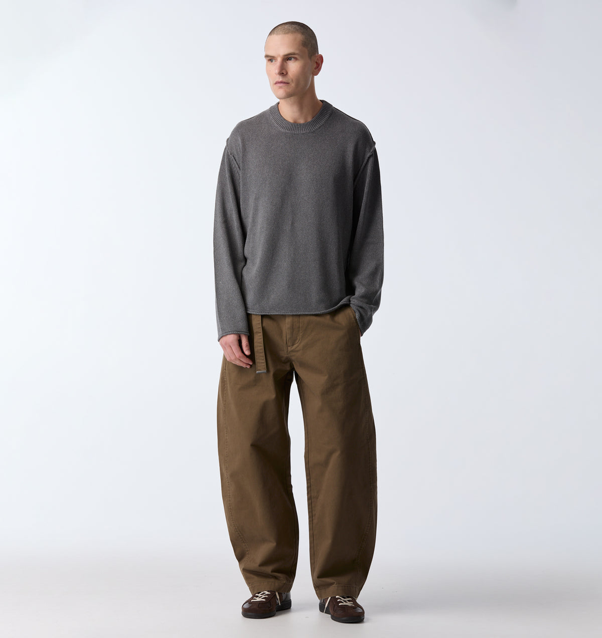 Decon Cropped Knit - Ash